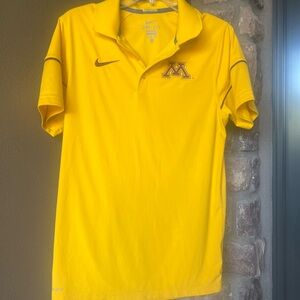 Minnesota Gophers Nike Dri-Fit Polo Men's Size Small